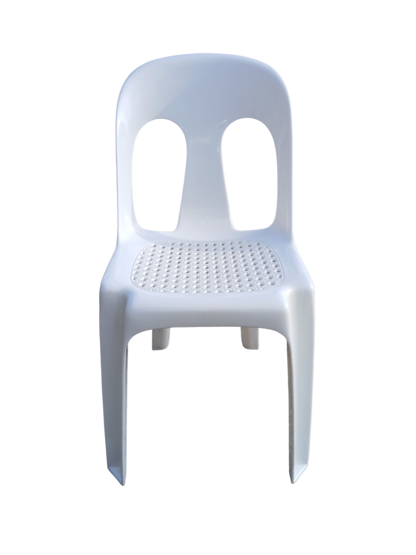 Chaise monobloc blanche