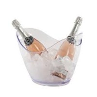 Vasque à champagne transparent