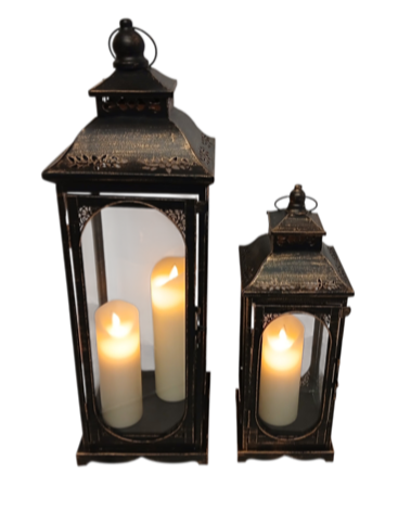 Lanternes Vintage en métal