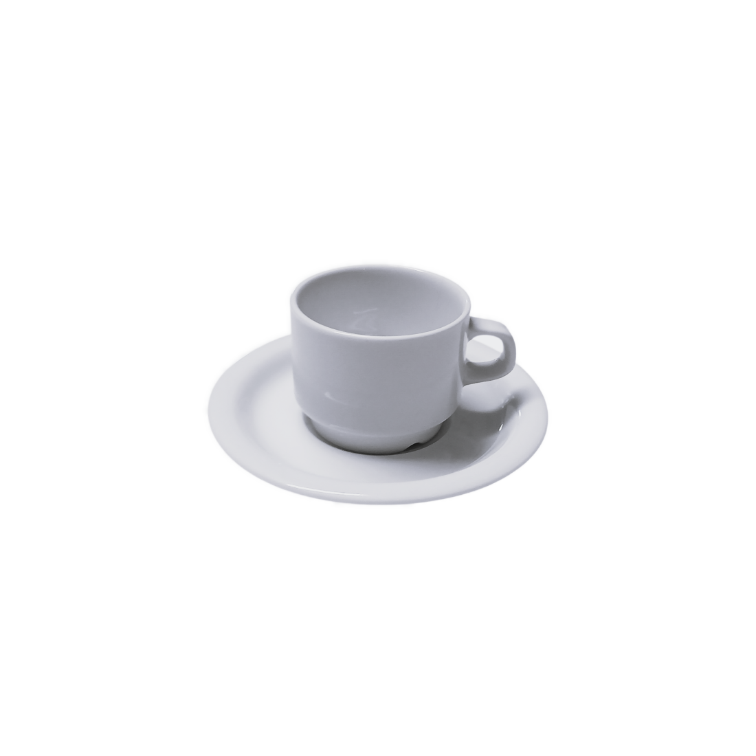 Tasse et sous-tasse à café