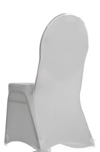 Housse de chaise lycra blanc