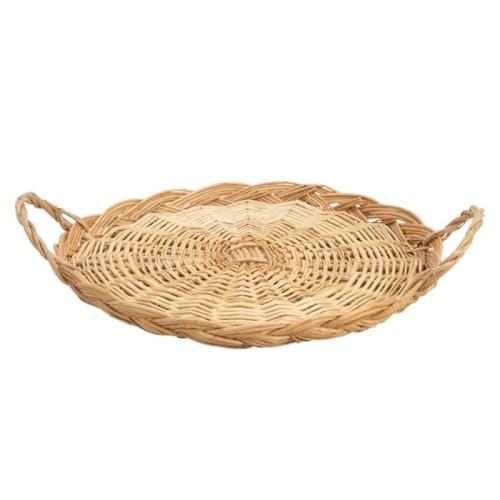 Plateau à fromages en rotin