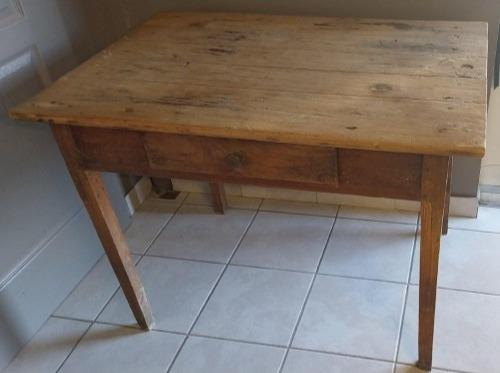 Table de présentation rustique